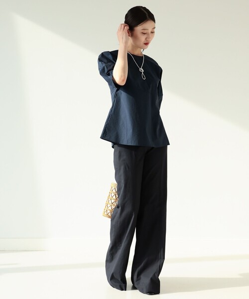 美品　Demi-Luxe BEAMS 　コットンオーガンジー プルオーバー　洗る Demi-Luxe BEAMS（デミルクス ビームス）の「Demi-Luxe BEAMS