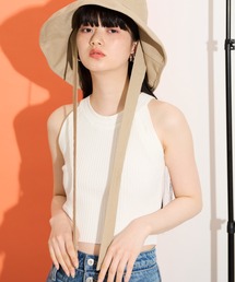 アメスリリブニットタンクトップ