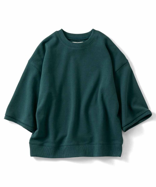 IEDIT(イディット)の「IEDIT USAコットンのラフシルエットなスウェットトップス(スウェット・レディース・オフホワイト/ライトブルー/ダークグリーン・MEDIUM/LARGE/X-LARGE/XX-LARGE/XXX-LARGE/SMALL)」の7枚目の写真