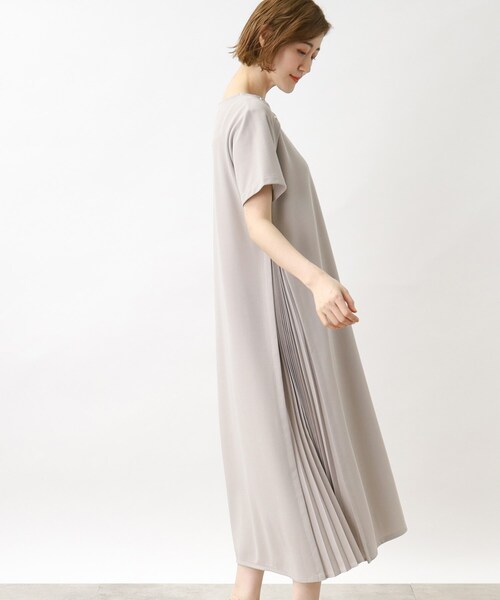 grove（グローブ）の「◆サイドプリーツカノコワンピース（ワンピース・レディース・ナチュラル/ブラック/ネイビー・02/03/04/01/05）」の17枚目の写真