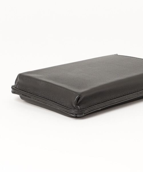 WEGO（ウィゴー）の「WEGO/シンプルPUスマホポーチ（スマホグッズ・レディース・ホワイト/ブラック・FREE）」の9枚目の写真