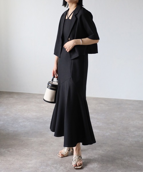 6000　セットアップ（ジャケット&ワンピース） セール】ジャケット&マーメイドワンピースセットアップ