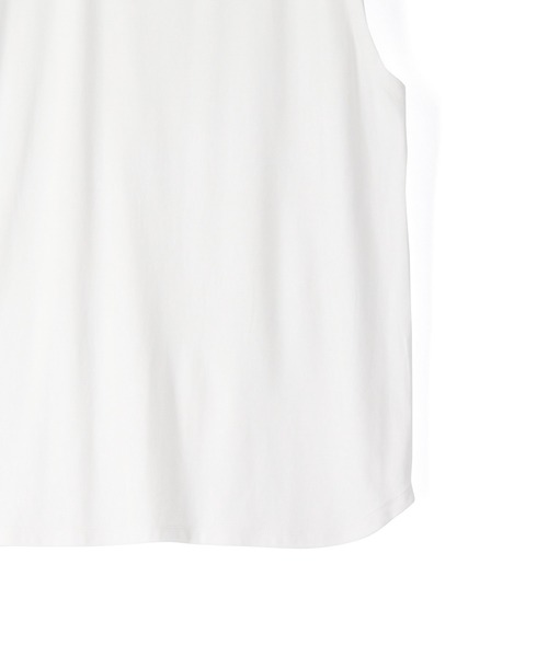 JUNRED(ジュンレッド)の「ルーズノースリーブカットソー(タンクトップ・メンズ・ブラック/ホワイト・S/L/M)」の8枚目の写真