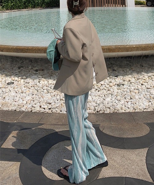 sevens（セブンズ）の「マーブルプリーツパンツ(se)（その他パンツ・レディース・ブルー/グリーン/ピンク/パープル・FREE）」の10枚目の写真