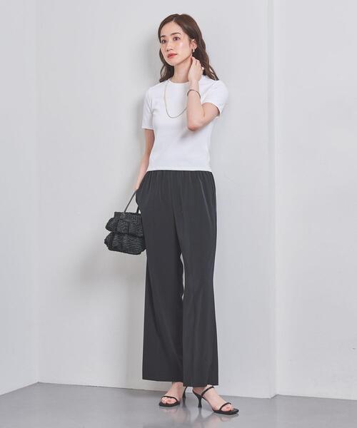 UNITED ARROWS(ユナイテッドアローズ)の「FEEL FREE LIGHT イージーパンツ(その他パンツ・レディース・ライトグレー/ネイビー・36/38/40)」の10枚目の写真