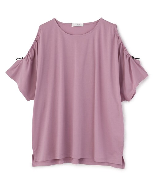 GALLEST（ギャレスト）の「ショルダードロストTシャツ（Tシャツ/カットソー・レディース・ホワイト/ブラック/グリーン/ピンク系・38/13）」の22枚目の写真