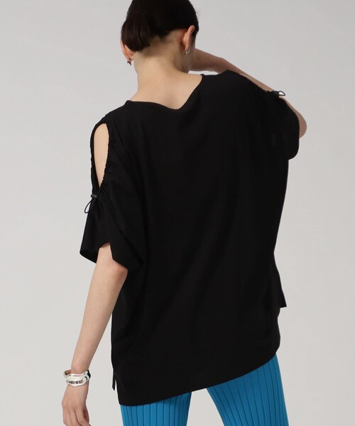 GALLEST（ギャレスト）の「ショルダードロストTシャツ（Tシャツ/カットソー・レディース・ホワイト/ブラック/グリーン/ピンク系・38/13）」の14枚目の写真