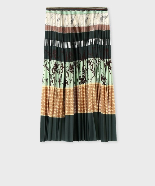 ポールスミス/オリーブプリーツスカート Mサイズ Paul Smith（ポールスミス）の「ウィメンズ 