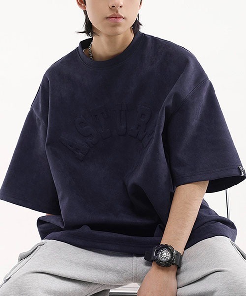 WESTBOY（ウエストボーイ）の「ビッグシルエットロゴTシャツWOK23S3TP06【WB ORIGINALS】（Tシャツ/カットソー・メンズ・ブラウン/ネイビー/ベージュ・L/M/XL）」の19枚目の写真
