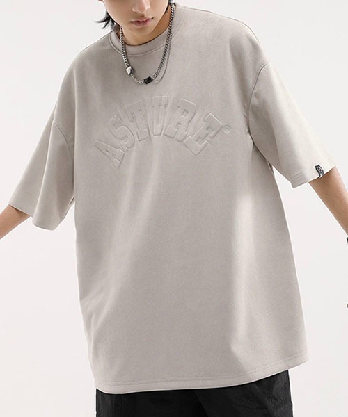 WESTBOY（ウエストボーイ）の「ビッグシルエットロゴTシャツWOK23S3TP06【WB ORIGINALS】（Tシャツ/カットソー・メンズ・ブラウン/ネイビー/ベージュ・L/M/XL）」の11枚目の写真