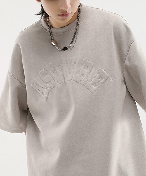 WESTBOY（ウエストボーイ）の「ビッグシルエットロゴTシャツWOK23S3TP06【WB ORIGINALS】（Tシャツ/カットソー・メンズ・ブラウン/ネイビー/ベージュ・L/M/XL）」の16枚目の写真
