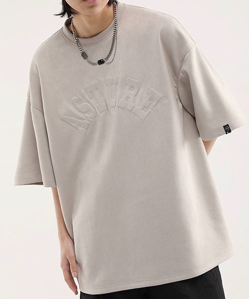 WESTBOY（ウエストボーイ）の「ビッグシルエットロゴTシャツWOK23S3TP06【WB ORIGINALS】（Tシャツ/カットソー・メンズ・ブラウン/ネイビー/ベージュ・L/M/XL）」の18枚目の写真