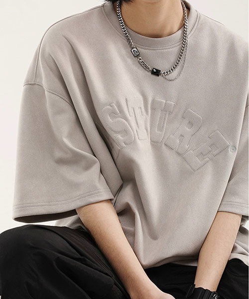 WESTBOY（ウエストボーイ）の「ビッグシルエットロゴTシャツWOK23S3TP06【WB ORIGINALS】（Tシャツ/カットソー・メンズ・ブラウン/ネイビー/ベージュ・L/M/XL）」の21枚目の写真