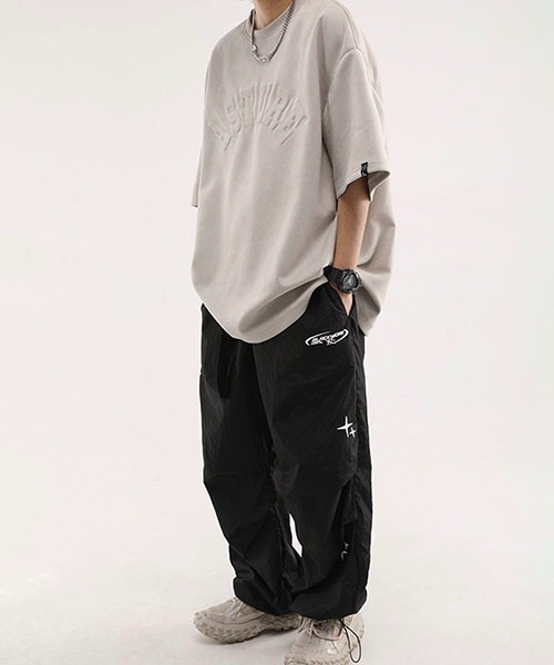 WESTBOY（ウエストボーイ）の「ビッグシルエットロゴTシャツWOK23S3TP06【WB ORIGINALS】（Tシャツ/カットソー・メンズ・ブラウン/ネイビー/ベージュ・L/M/XL）」の14枚目の写真