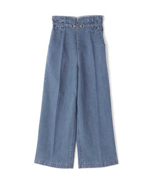 PROPORTION BODY DRESSING（プロポーションボディドレッシング）の「デニムワイドパンツ / 1213230801（その他パンツ・レディース・ブルー/ダークネイビー・MEDIUM/SMALL）」の3枚目の写真