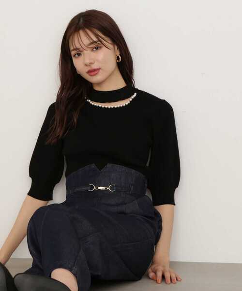 PROPORTION BODY DRESSING（プロポーションボディドレッシング）の「デニムワイドパンツ / 1213230801（その他パンツ・レディース・ブルー/ダークネイビー・MEDIUM/SMALL）」の18枚目の写真