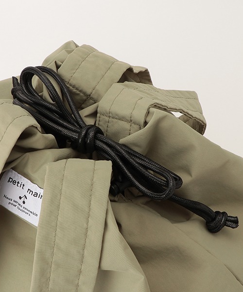 petit main（プティマイン）の「【WEB限定】【プティプラ】ママパパ巾着トートバッグ（トートバッグ・レディース・オリーブ・FREE）」の10枚目の写真