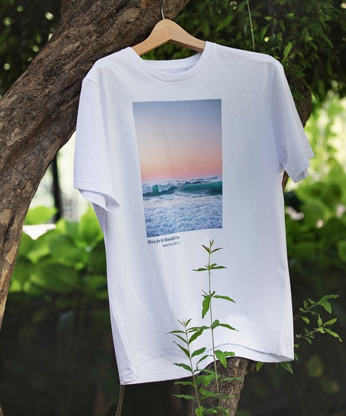 SHIPS.me(シップスミー)の「【ZOZO限定】SHIPS.me: UpDRIFT OCEAN Tee(Tシャツ/カットソー・メンズ・ブラック/ライトホワイト/ホワイト/ホワイト×ブルー/ホワイト×ネイビー/ホワイト×ピンク/ナチュラル/ブラック×イエロー・S/M/L/XL)」の3枚目の写真