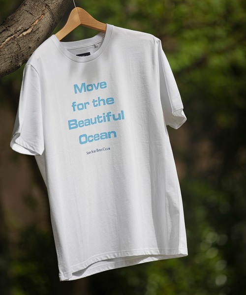 SHIPS.me(シップスミー)の「【ZOZO限定】SHIPS.me: UpDRIFT OCEAN Tee(Tシャツ/カットソー・メンズ・ブラック/ライトホワイト/ホワイト/ホワイト×ブルー/ホワイト×ネイビー/ホワイト×ピンク/ナチュラル/ブラック×イエロー・S/M/L/XL)」の5枚目の写真
