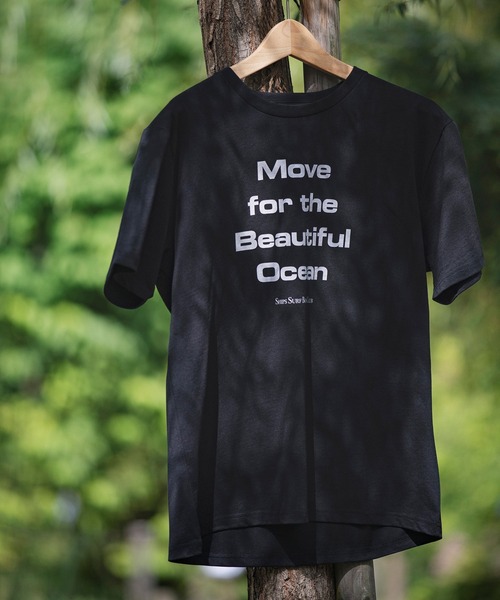 SHIPS.me(シップスミー)の「【ZOZO限定】SHIPS.me: UpDRIFT OCEAN Tee(Tシャツ/カットソー・メンズ・ブラック/ライトホワイト/ホワイト/ホワイト×ブルー/ホワイト×ネイビー/ホワイト×ピンク/ナチュラル/ブラック×イエロー・S/M/L/XL)」の2枚目の写真