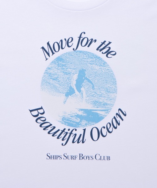 SHIPS.me(シップスミー)の「【ZOZO限定】SHIPS.me: UpDRIFT OCEAN Tee(Tシャツ/カットソー・メンズ・ブラック/ライトホワイト/ホワイト/ホワイト×ブルー/ホワイト×ネイビー/ホワイト×ピンク/ナチュラル/ブラック×イエロー・S/M/L/XL)」の11枚目の写真