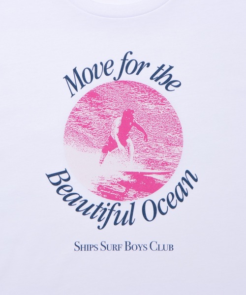 SHIPS.me(シップスミー)の「【ZOZO限定】SHIPS.me: UpDRIFT OCEAN Tee(Tシャツ/カットソー・メンズ・ブラック/ライトホワイト/ホワイト/ホワイト×ブルー/ホワイト×ネイビー/ホワイト×ピンク/ナチュラル/ブラック×イエロー・S/M/L/XL)」の13枚目の写真