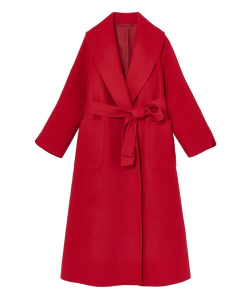 < 新品未使用 ANAYI シャルムビーバーショールカラーコート サイズ36 > セール】シャルムビーバーショールカラーコート（その他アウター