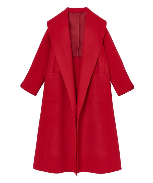 【新品】ANAYI アナイ／シャルムビーバーショールカラーコート　ネイビー 2025年最新】ANAYIシャルムビーバーショールカラーコートの人気