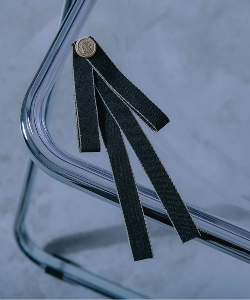 Ellno Loset（エルノロゼット）の「細リボンタイ（ネクタイ・メンズ・ブラック・FREE）」の4枚目の写真