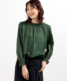 プリントブラウス