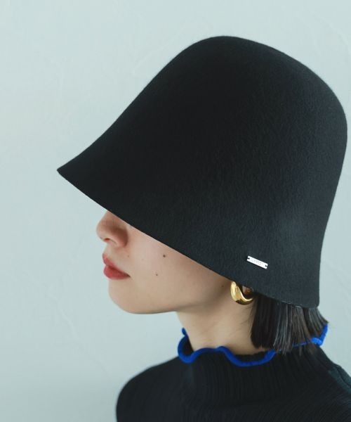 HARE（ハレ）の「フェルトハット(HARE)（ハット・レディース・ブラック・FREE）」の4枚目の写真