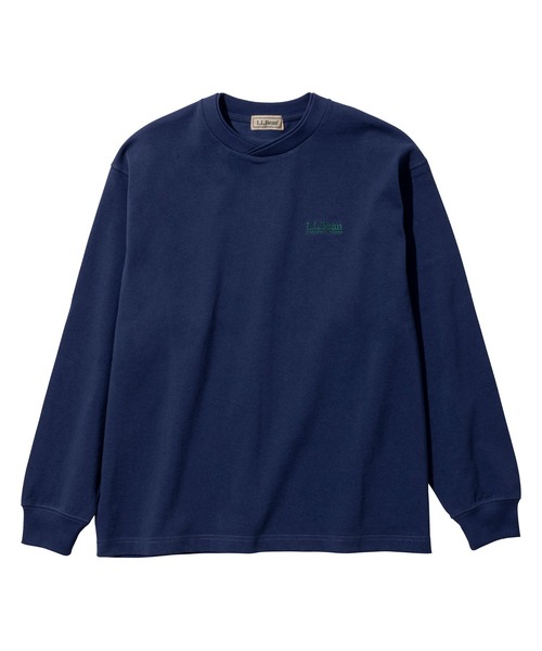 L.L.Bean（エルエルビーン）の「【JAPAN EDITION】ユニオン・ロングスリーブ・Tシャツ（Tシャツ/カットソー・レディース・ホワイト/ベージュ/グリーン/ライトグレー/ネイビー/ネイビー系・MEDIUM）」の6枚目の写真