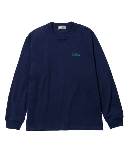 L.L.Bean（エルエルビーン）の「【JAPAN EDITION】ユニオン・ロングスリーブ・Tシャツ（Tシャツ/カットソー・レディース・ホワイト/ベージュ/グリーン/ライトグレー/ネイビー/ネイビー系・MEDIUM）」の5枚目の写真
