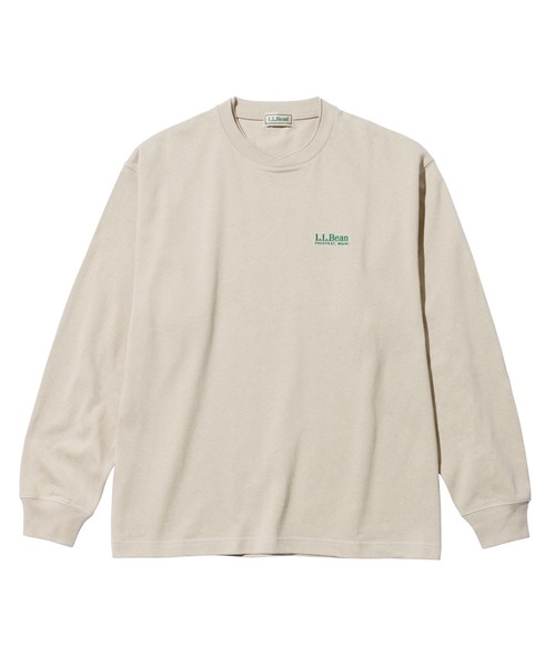 L.L.Bean（エルエルビーン）の「【JAPAN EDITION】ユニオン・ロングスリーブ・Tシャツ（Tシャツ/カットソー・レディース・ホワイト/ベージュ/グリーン/ライトグレー/ネイビー/ネイビー系・MEDIUM）」の12枚目の写真