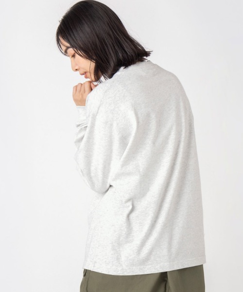 L.L.Bean（エルエルビーン）の「【JAPAN EDITION】ユニオン・ロングスリーブ・Tシャツ（Tシャツ/カットソー・レディース・ホワイト/ベージュ/グリーン/ライトグレー/ネイビー/ネイビー系・MEDIUM）」の17枚目の写真