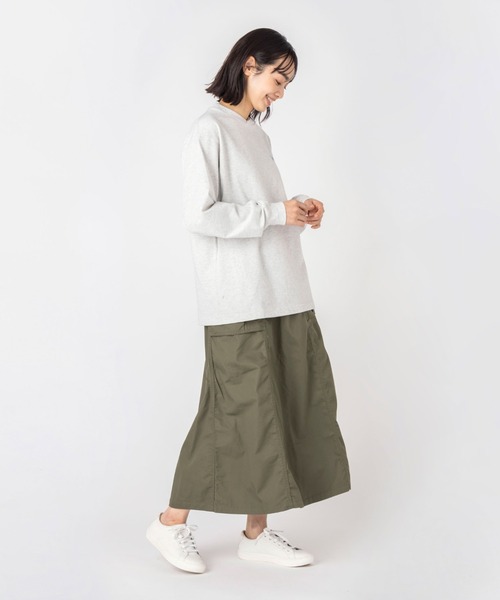 L.L.Bean（エルエルビーン）の「【JAPAN EDITION】ユニオン・ロングスリーブ・Tシャツ（Tシャツ/カットソー・レディース・ホワイト/ベージュ/グリーン/ライトグレー/ネイビー/ネイビー系・MEDIUM）」の19枚目の写真