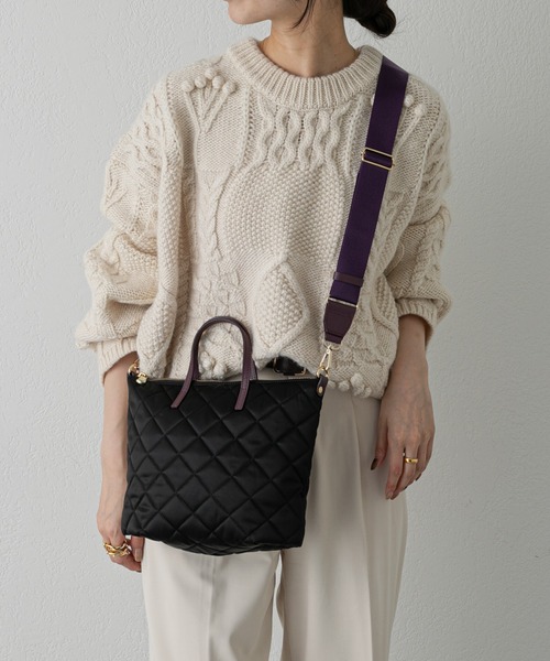 russet（ラシット）の「アレンジショルダーベルト[NYLON](CE-1145)（ベルト・レディース・グレー/ダークブラウン/ダークグレー/ピンク/ブラック/ネイビー/パープル/イエロー/オレンジ・FREE）」の6枚目の写真