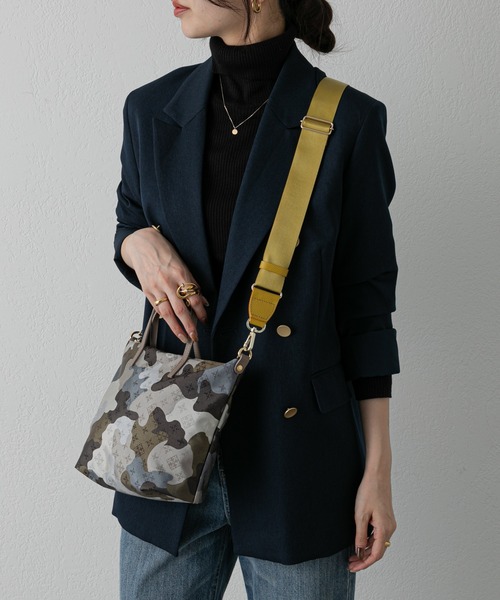 russet（ラシット）の「アレンジショルダーベルト[NYLON](CE-1145)（ベルト・レディース・グレー/ダークブラウン/ダークグレー/ピンク/ブラック/ネイビー/パープル/イエロー/オレンジ・FREE）」の7枚目の写真