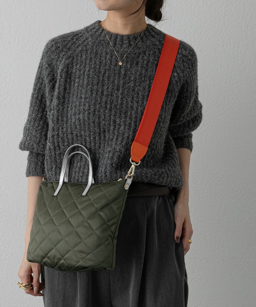 russet（ラシット）の「アレンジショルダーベルト[NYLON](CE-1145)（ベルト・レディース・グレー/ダークブラウン/ダークグレー/ピンク/ブラック/ネイビー/パープル/イエロー/オレンジ・FREE）」の9枚目の写真