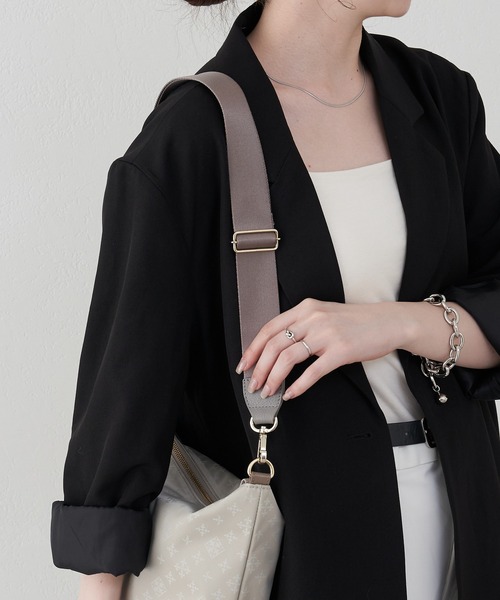 russet（ラシット）の「アレンジショルダーベルト[NYLON](CE-1145)（ベルト・レディース・グレー/ダークブラウン/ダークグレー/ピンク/ブラック/ネイビー/パープル/イエロー/オレンジ・FREE）」の17枚目の写真