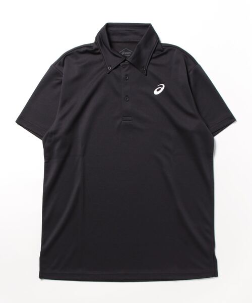 ASICS（アシックス）の「《ASICS》ドライボタンダウンポロシャツ（ポロシャツ・メンズ・ブラック/ネイビー/ホワイト・M/L/XL/S）」の2枚目の写真
