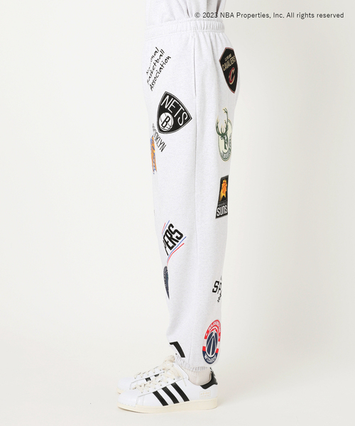 【新品タグ付】OFF THE COURT by NBA 刺繍ロゴスウェットパンツ OFF THE COURT by NBA スウェットパンツ ジャージ LOGO LONG
