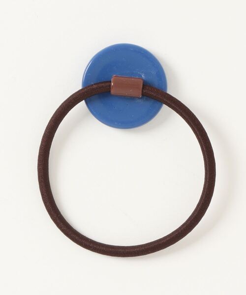 VIBGYOR Women（ヴィブジョー　ウィメン）の「【urge select】ニコちゃん スマイル カラフル ヘアゴム【8色展開】（ヘアゴム・レディース・イエロー/ホワイト/ブルー/グリーン/ブラック/パープル/ブラウン/ピンク・FREE）」の9枚目の写真