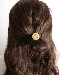 シンプル スマイル ニコちゃん」に該当するヘアアクセサリー