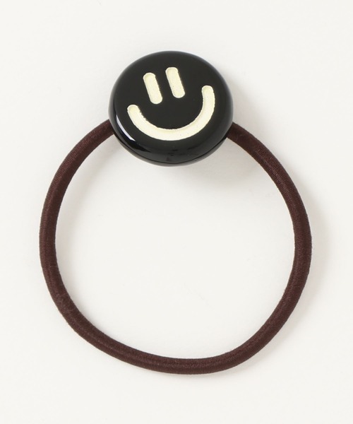 VIBGYOR Women（ヴィブジョー　ウィメン）の「【urge select】ニコちゃん スマイル カラフル ヘアゴム【8色展開】（ヘアゴム・レディース・イエロー/ホワイト/ブルー/グリーン/ブラック/パープル/ブラウン/ピンク・FREE）」の20枚目の写真