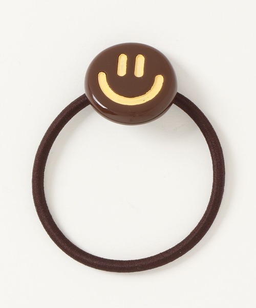 VIBGYOR Women（ヴィブジョー　ウィメン）の「【urge select】ニコちゃん スマイル カラフル ヘアゴム【8色展開】（ヘアゴム・レディース・イエロー/ホワイト/ブルー/グリーン/ブラック/パープル/ブラウン/ピンク・FREE）」の19枚目の写真