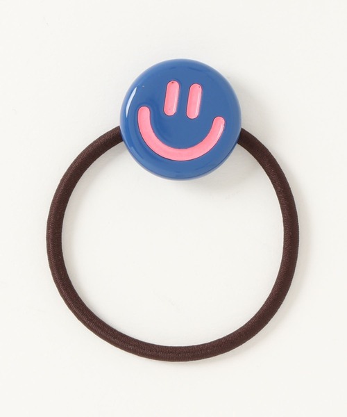 VIBGYOR Women（ヴィブジョー　ウィメン）の「【urge select】ニコちゃん スマイル カラフル ヘアゴム【8色展開】（ヘアゴム・レディース・イエロー/ホワイト/ブルー/グリーン/ブラック/パープル/ブラウン/ピンク・FREE）」の15枚目の写真