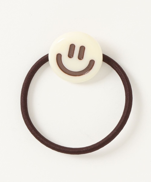 VIBGYOR Women（ヴィブジョー　ウィメン）の「【urge select】ニコちゃん スマイル カラフル ヘアゴム【8色展開】（ヘアゴム・レディース・イエロー/ホワイト/ブルー/グリーン/ブラック/パープル/ブラウン/ピンク・FREE）」の21枚目の写真