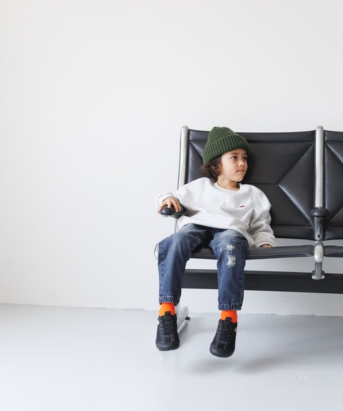 BAYFLOW（ベイフロー）の「ニットワッチ（KIDS）（ニットキャップ/ビーニー・キッズ・ブラック/パープル/オレンジ/カーキ・FREE）」の21枚目の写真