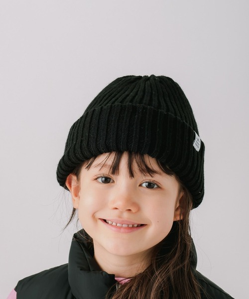 BAYFLOW（ベイフロー）の「ニットワッチ（KIDS）（ニットキャップ/ビーニー・キッズ・ブラック/パープル/オレンジ/カーキ・FREE）」の8枚目の写真